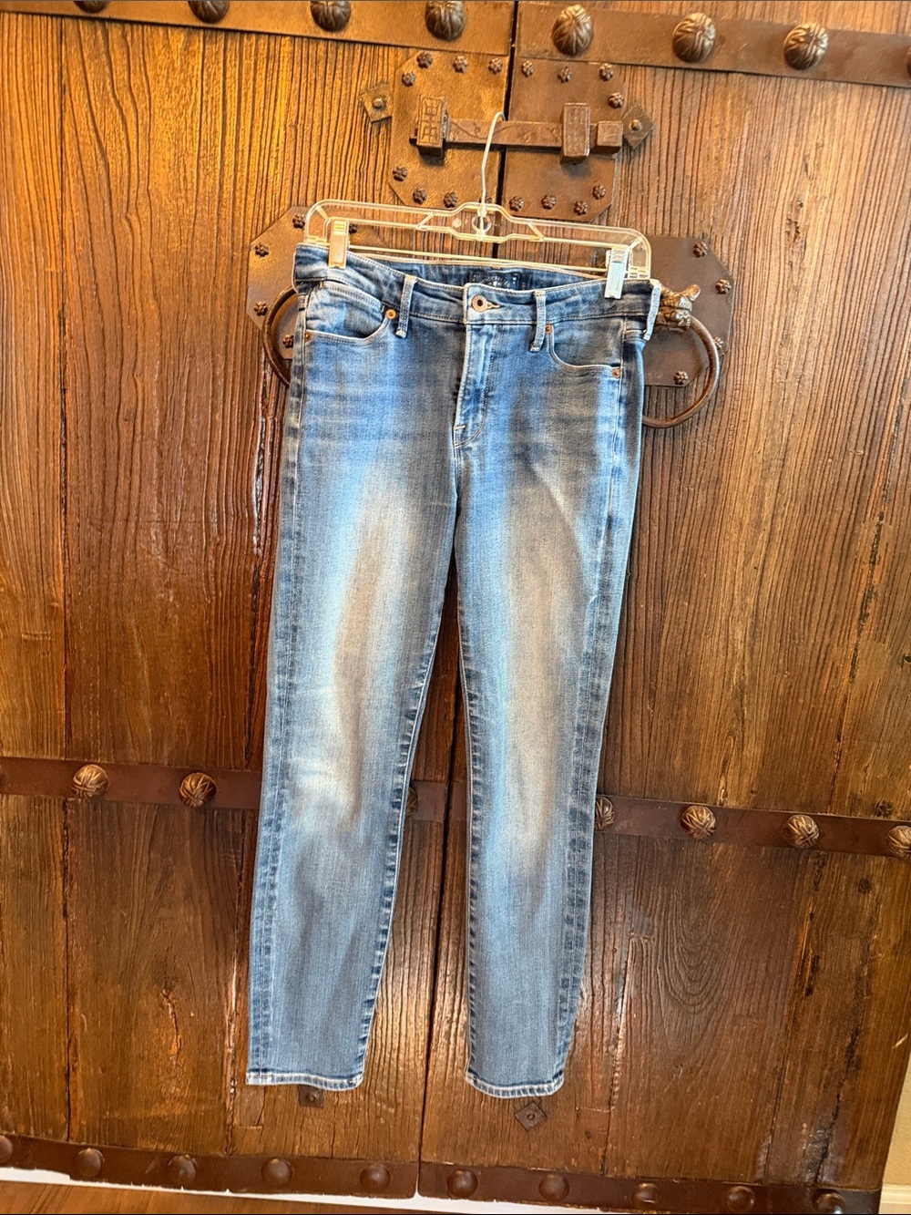 Lucky Brand Women's Hayden Ankle Skinny Jeans in Light Blue Wash